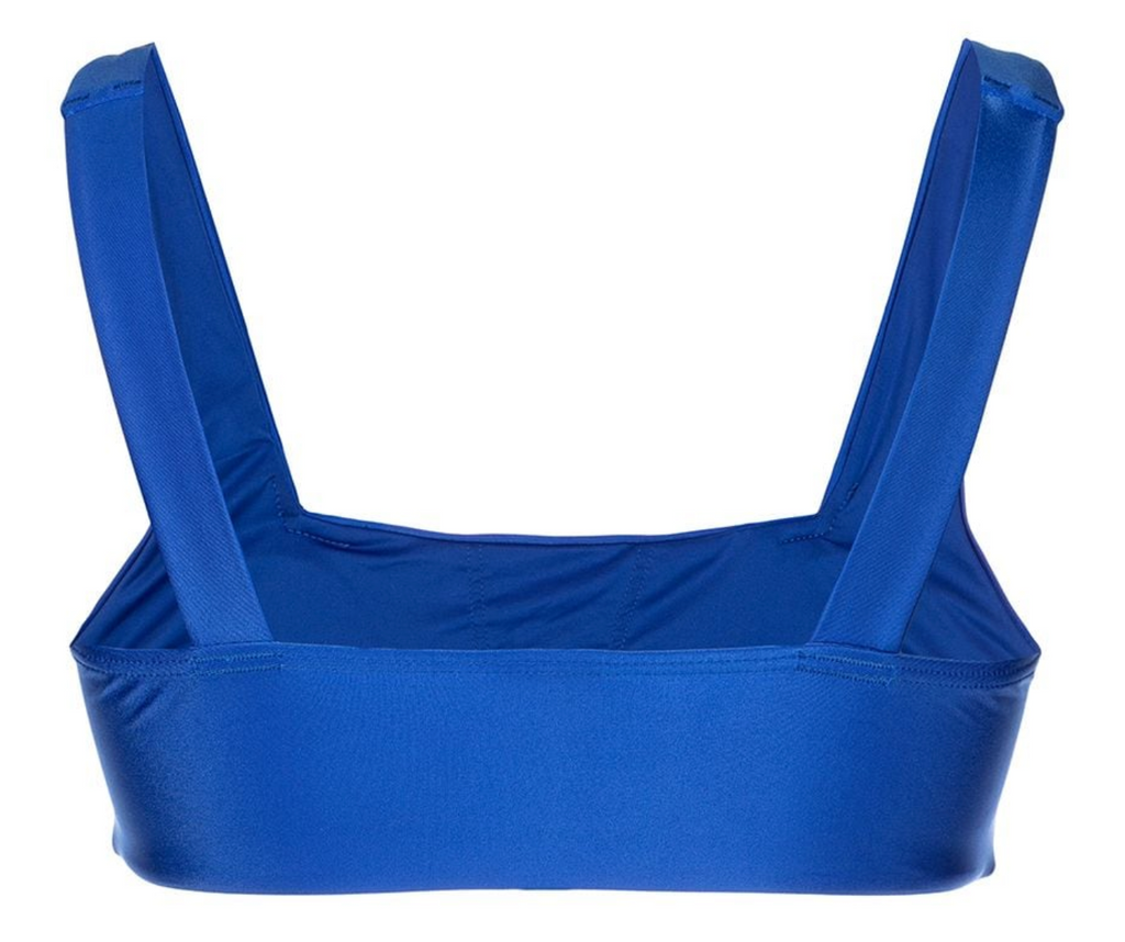Jackie Square Neck Top | Neon Blue