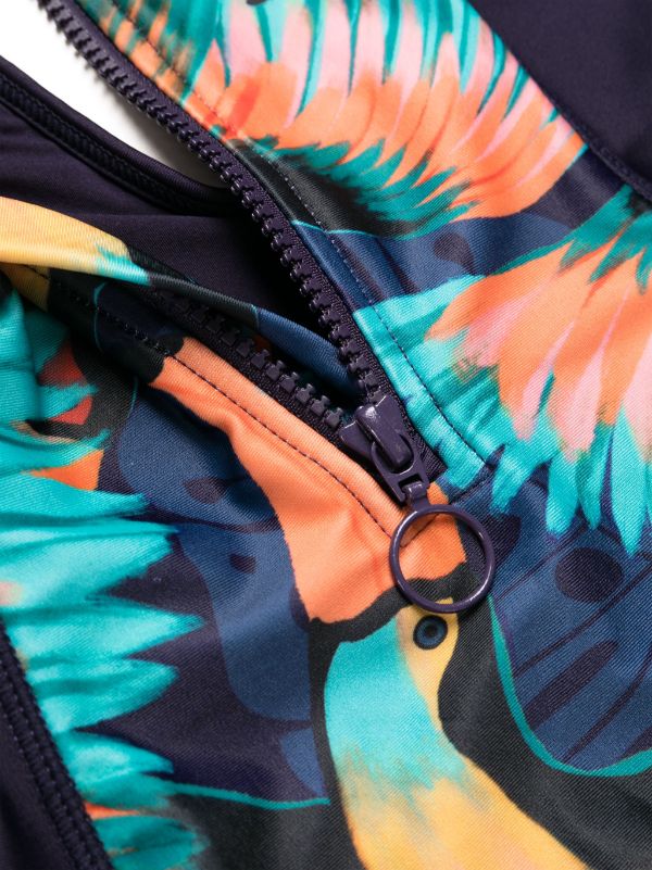 T-Back Scoop One Piece | Tropical