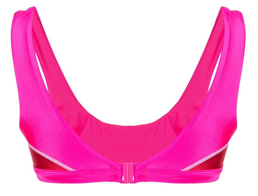 Kate Scoop Sport Top | Neon Pink & Red